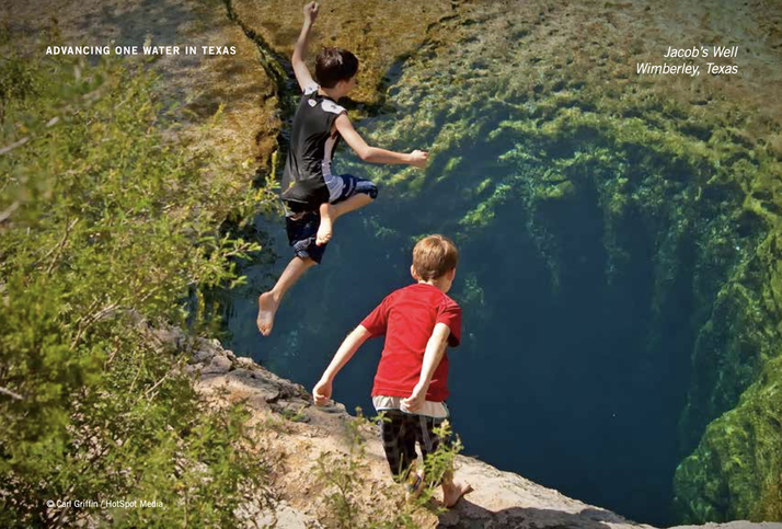 Boys Leaping Into Jacob's Well