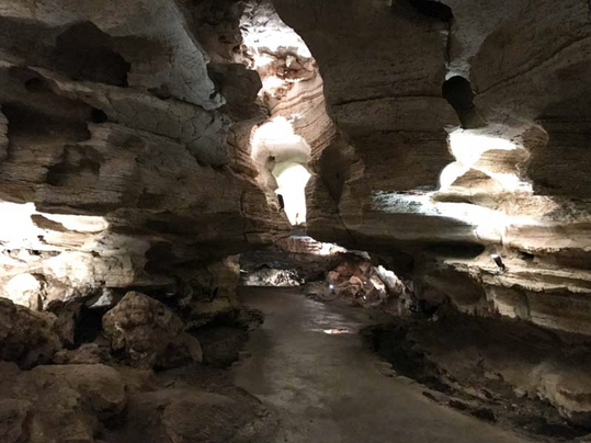 Inside Longhorn Cavern State Park