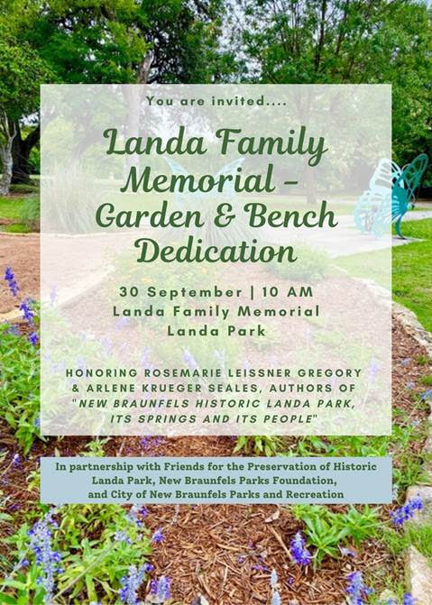 Landa Family Memorial Bench