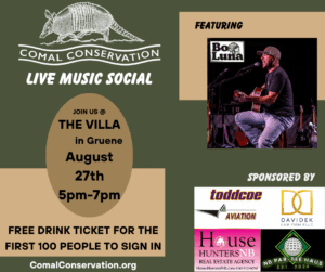Comal Conservation Live Music Social Flyer